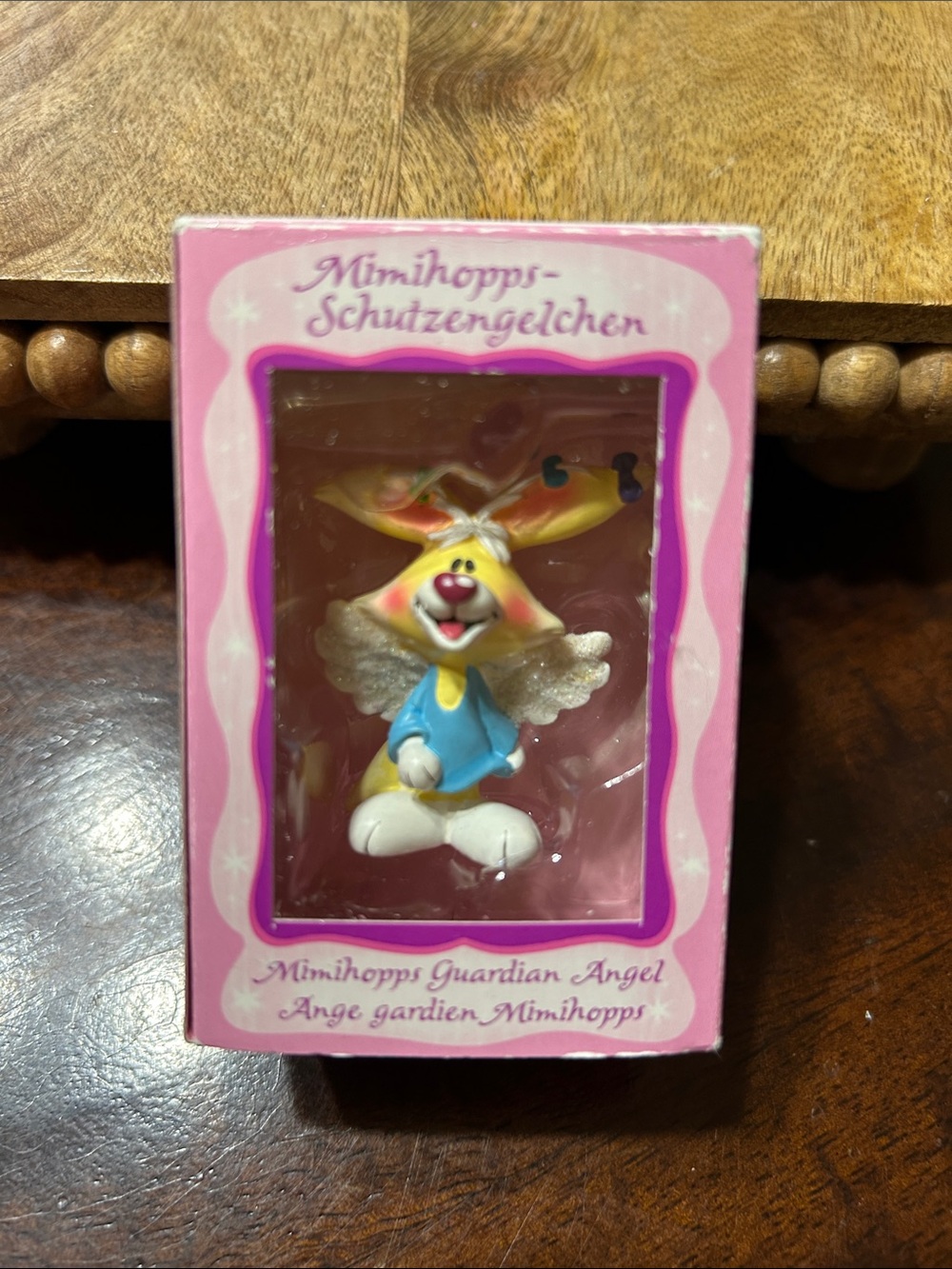 Vintage Diddl Depesche “Mimihopps Guardian Angel Mini Rabbit Figurine” NIB Rare
